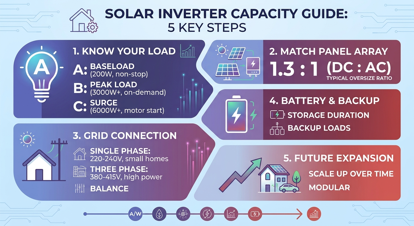 Inverter Capacity Guide For Residential Owner